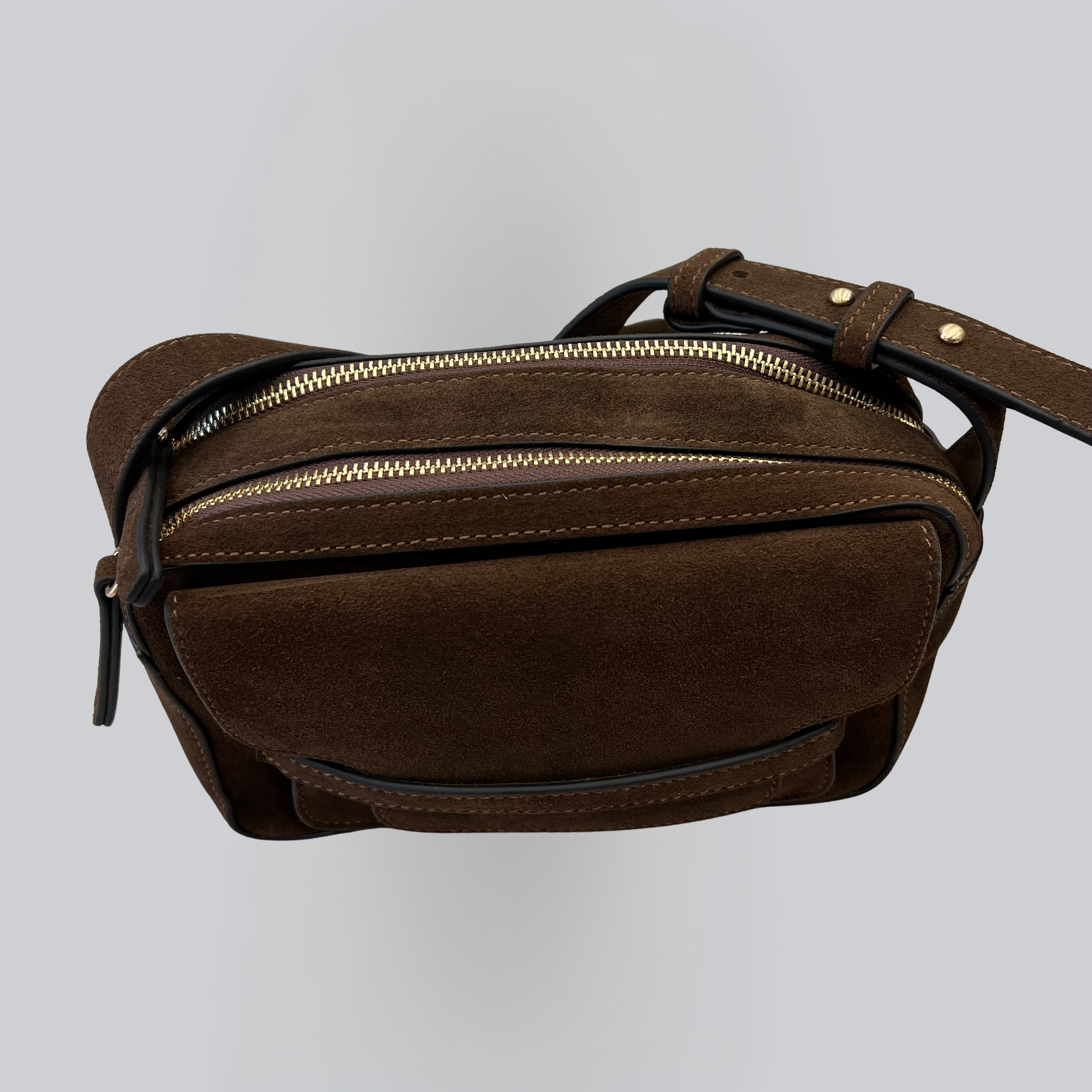 Coloris chocolat du sac Thirteen TODAY PARIS