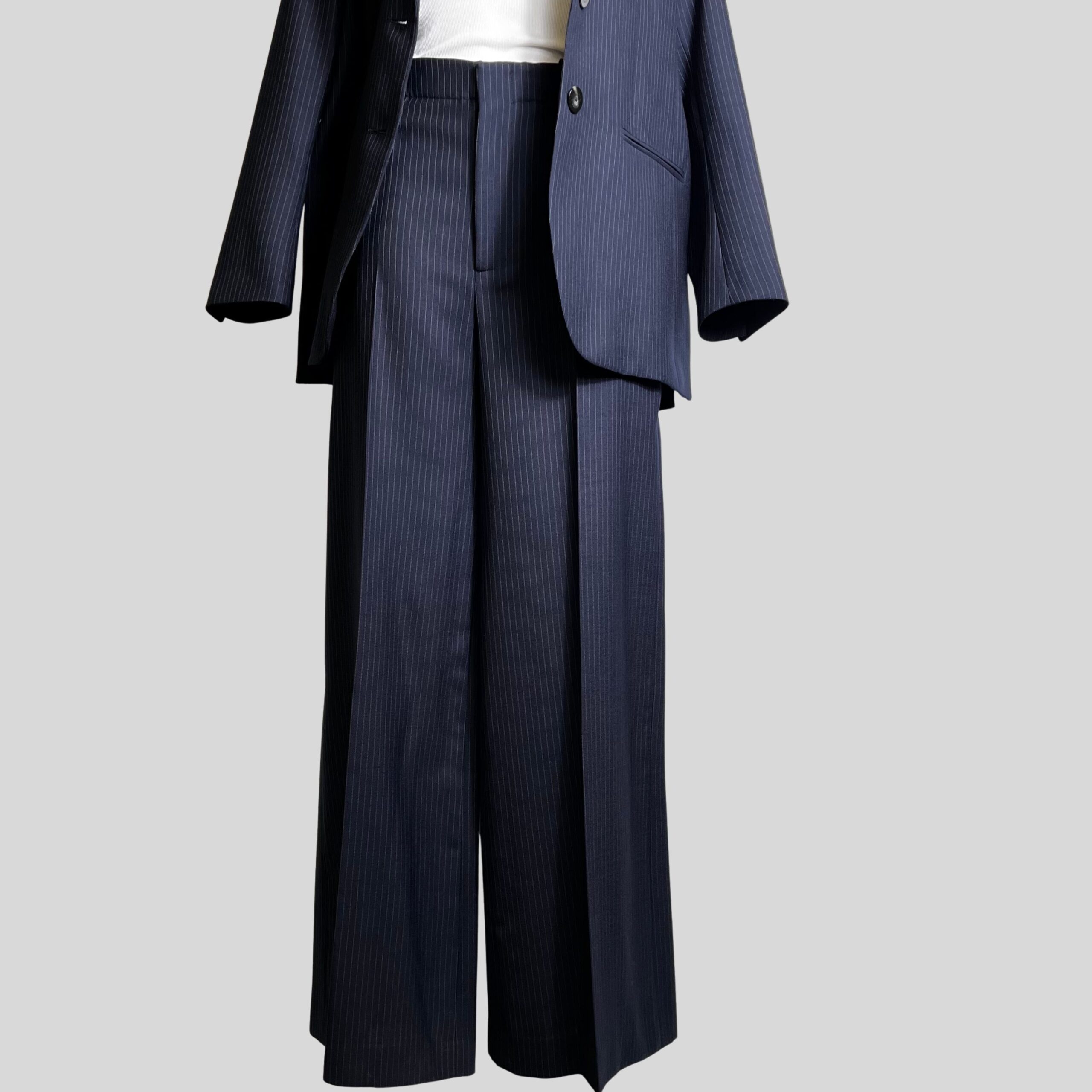 MARGAUX LONNBERG - Pantalon Neil Navy Stripes NS