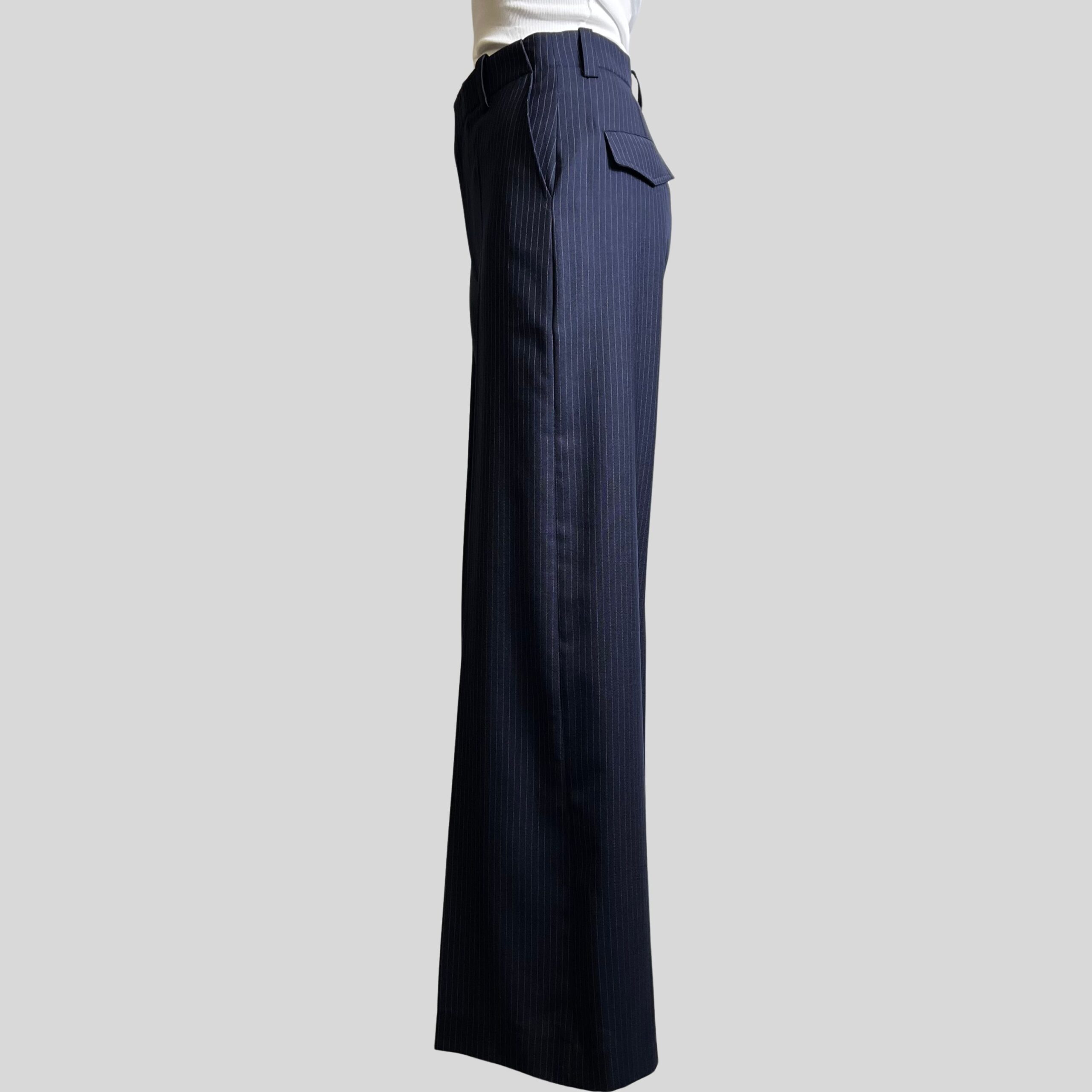 MARGAUX LONNBERG - Pantalon Neil Navy Stripes NS â Image 2