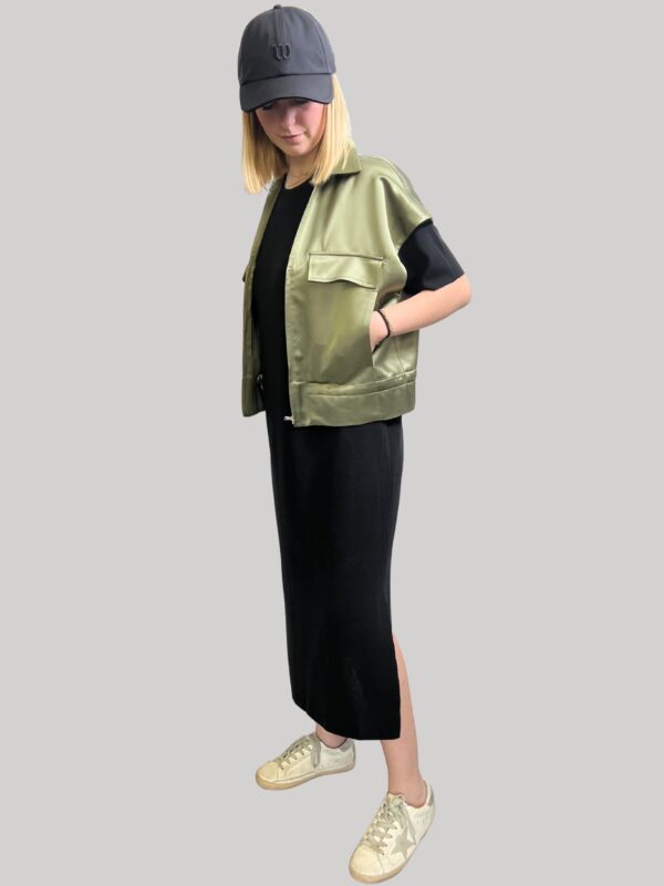 BOMPARD - Robe T-shirt Maille Unie Noire