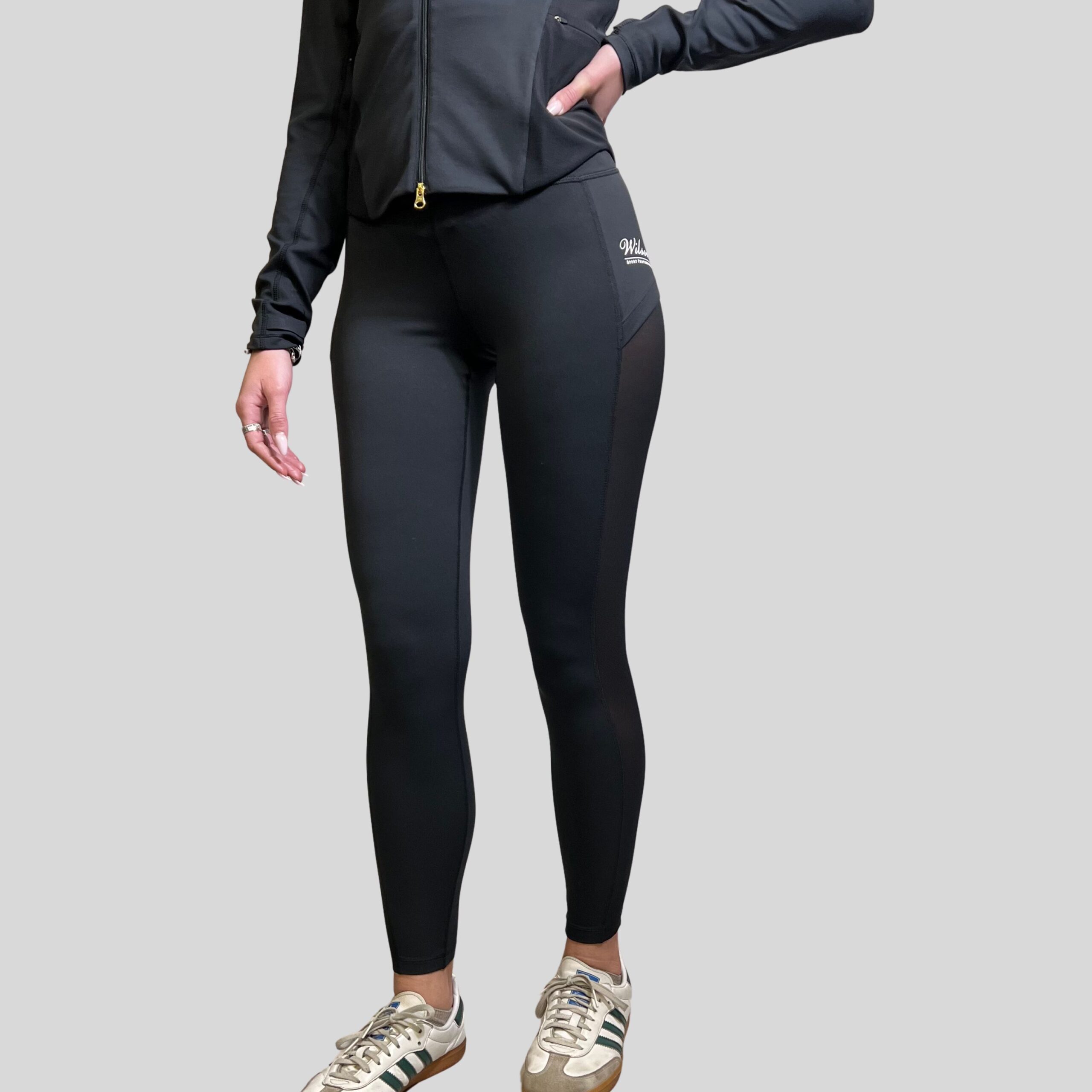WILSON - Legging Tennis Court Noir