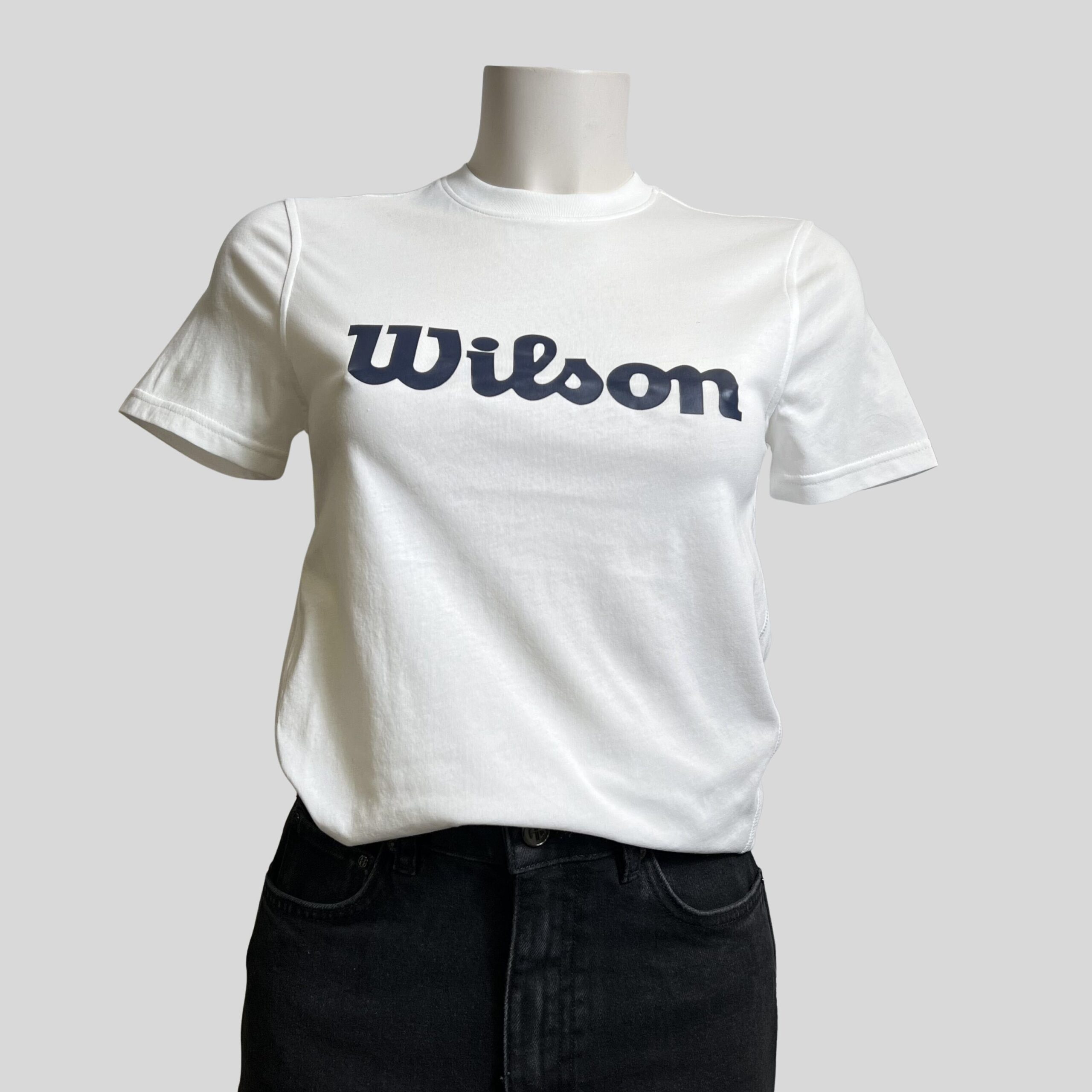 WILSON - T-shirt Graphique Logo Marine