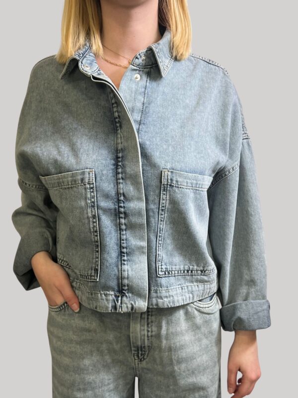 KNIT-TED - Veste Dory Bleu